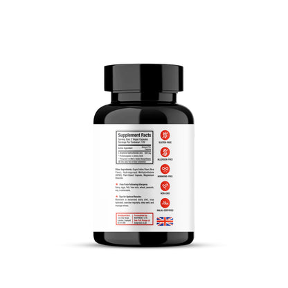 L-Arginine 1000mg – Vegan Nitric Oxide & Cardiovascular Support (120 Capsules)