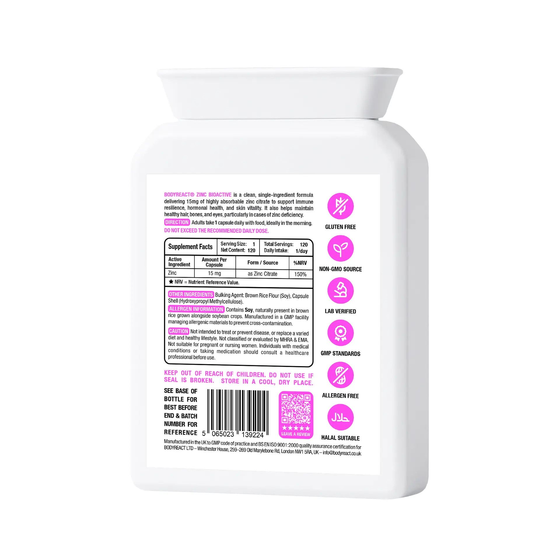 Zinc Bioactive Formula